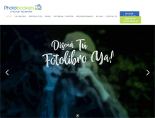 Tablet Screenshot of photobookers.com.ar